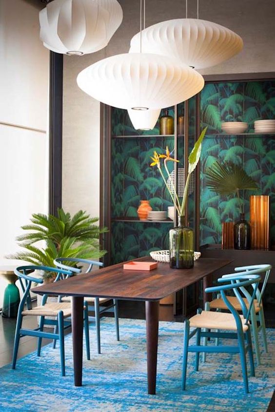 TROPICAL inside kitchen area